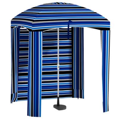 Beach Cabana Umbrella with Bag, Windows, and