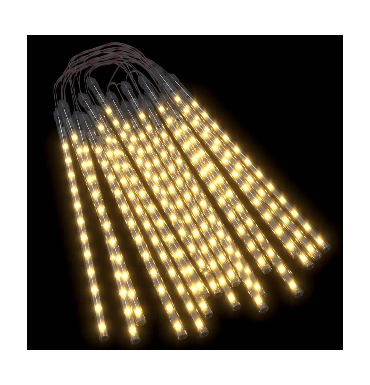 vidaXL Meteor Lights 20 pcs Warm480 LEDs Indoor Outdoor - White