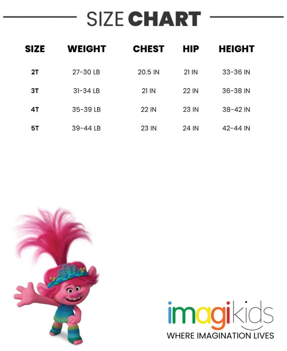 Dreamworks Toddler Girls Trolls Poppy Viva Tunic T-Shirt and Leggings Outfit Set -/ purple