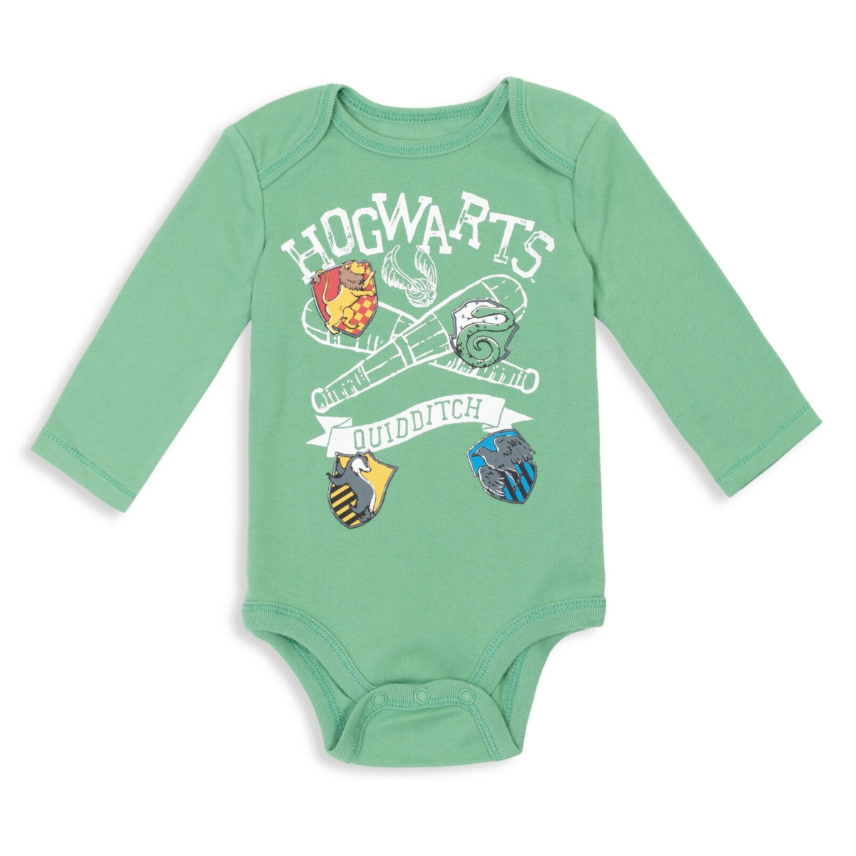 Harry Potter Baby Boys Hogwarts [SizeRangeDescription1] 5 Pack Long Sleeve Bodysuits [SizeDescription1]