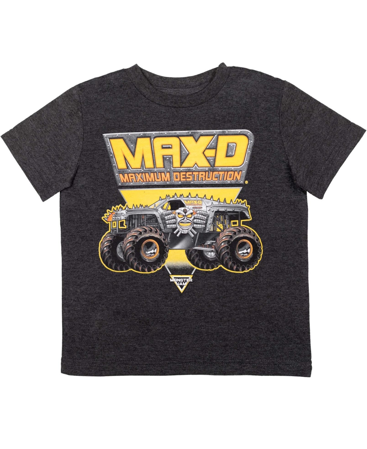 Monster Jam Boys El Toro Loco Zombie Maximum Destruction 4 Pack Graphic T-Shirts to -gray/charcoal/red