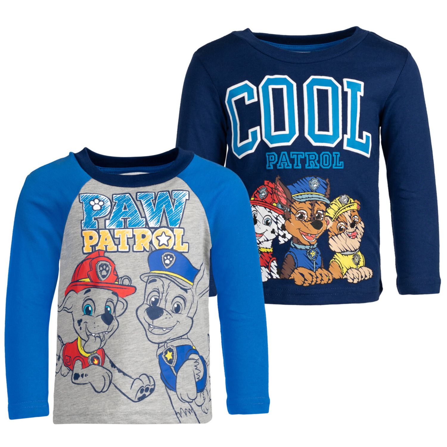 Baby Boys Marshall 2 Pack Long Sleeve Graphic T-Shirt