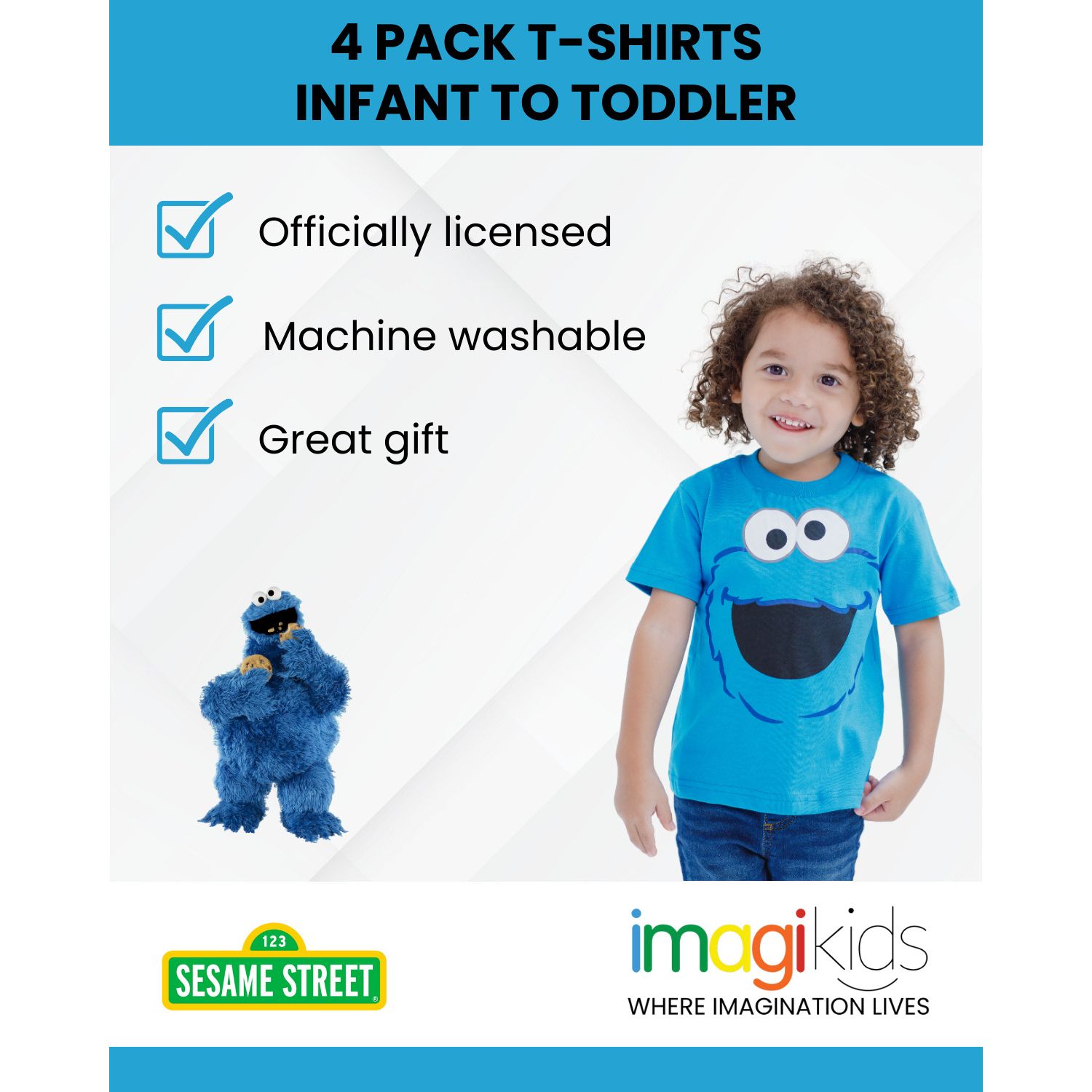Toddler 4-Pack Short Sleeve T-Shirts