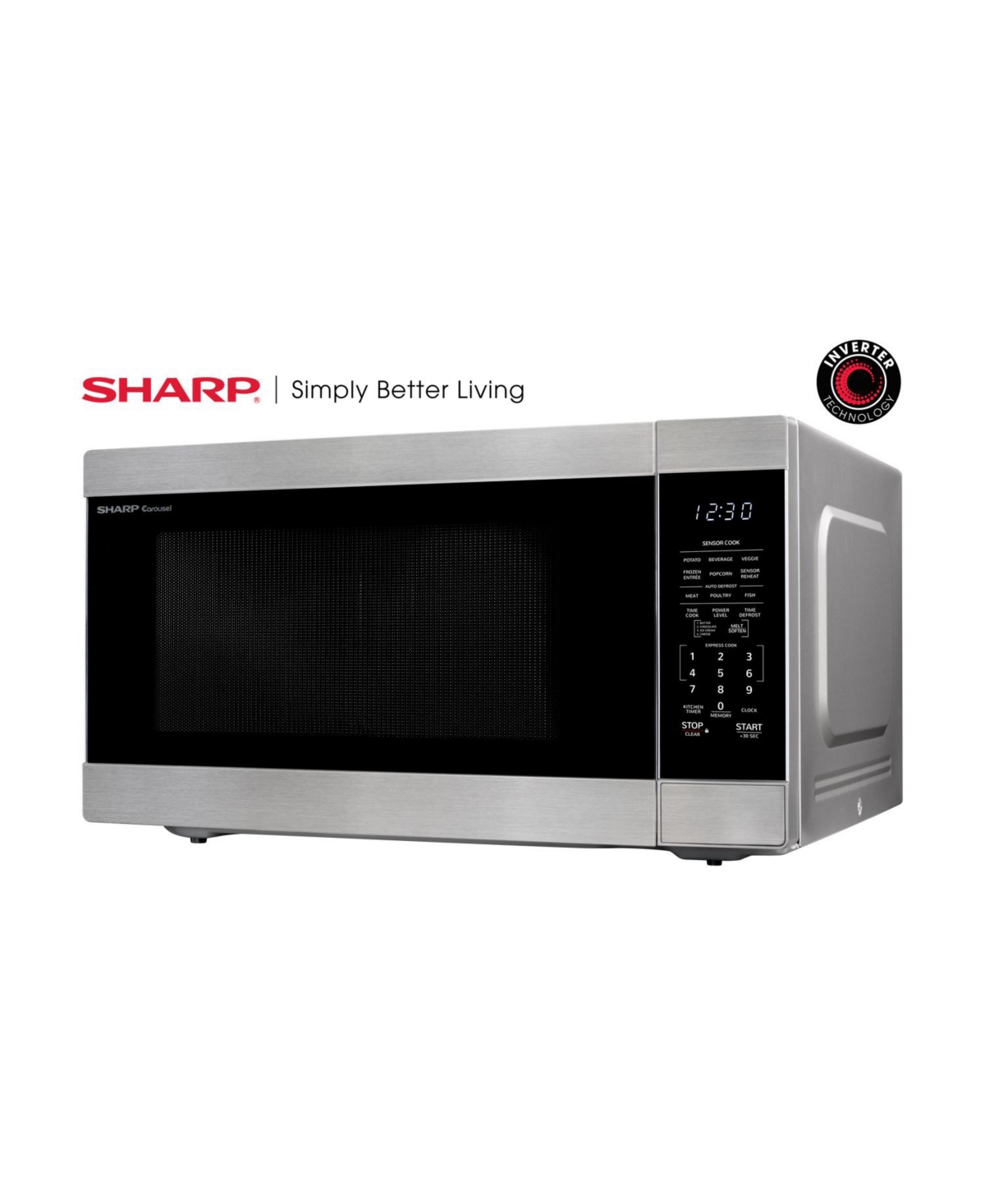 Sharp 2.2 cu. ft. Xl Countertop Microwave Oven (SMC2266HS)