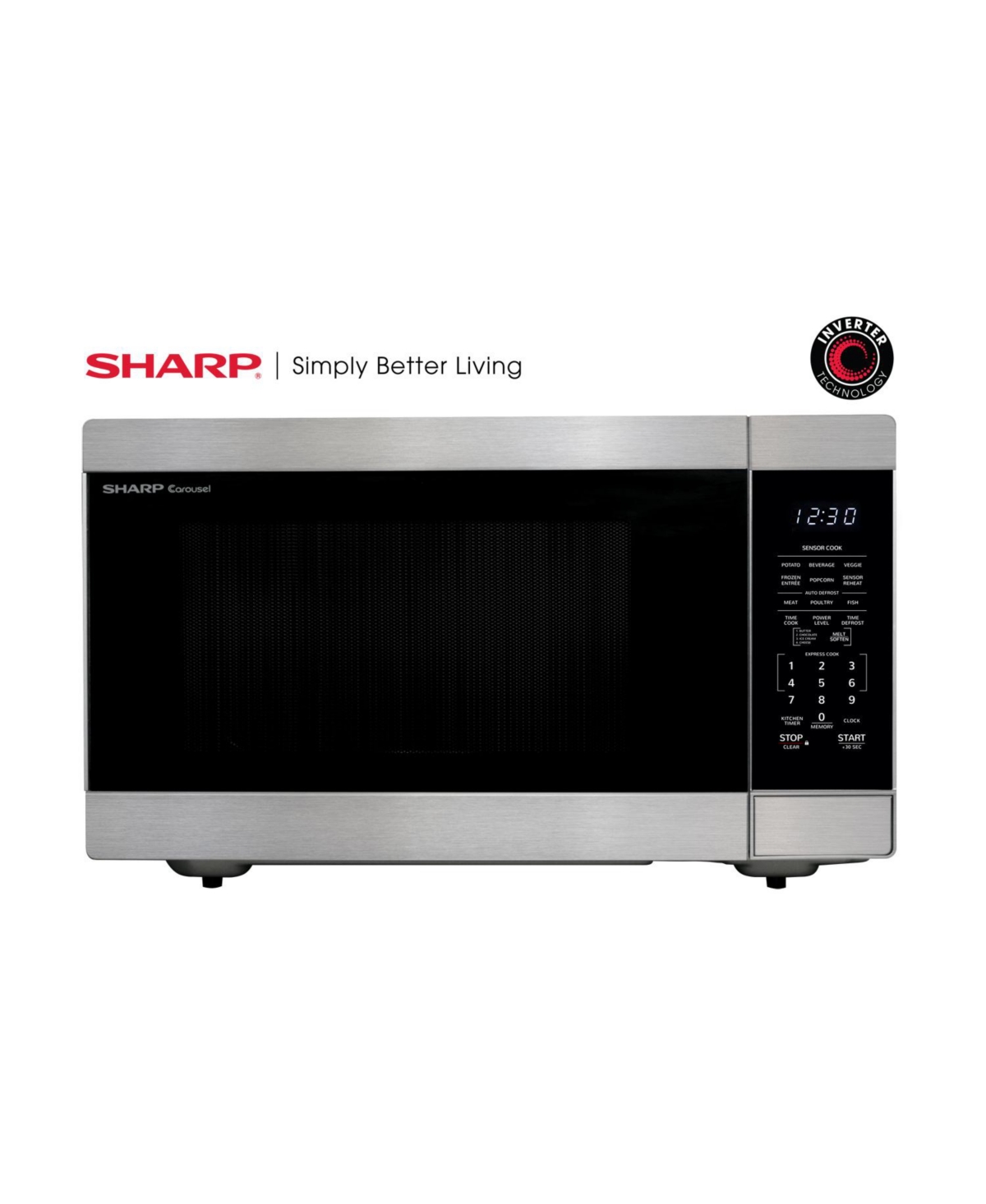 Sharp 2.2 cu. ft. Xl Countertop Microwave Oven (SMC2266HS)