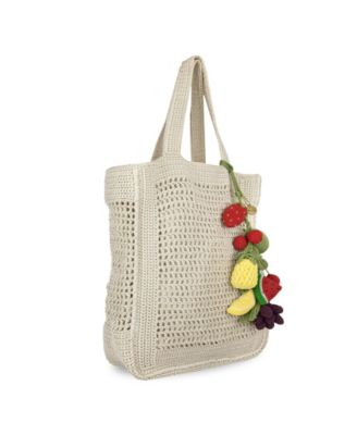Women's Lanie Crochet Small Tote Bag