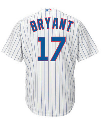 Majestic Kids' Kris Bryant Chicago Cubs Replica Jersey
