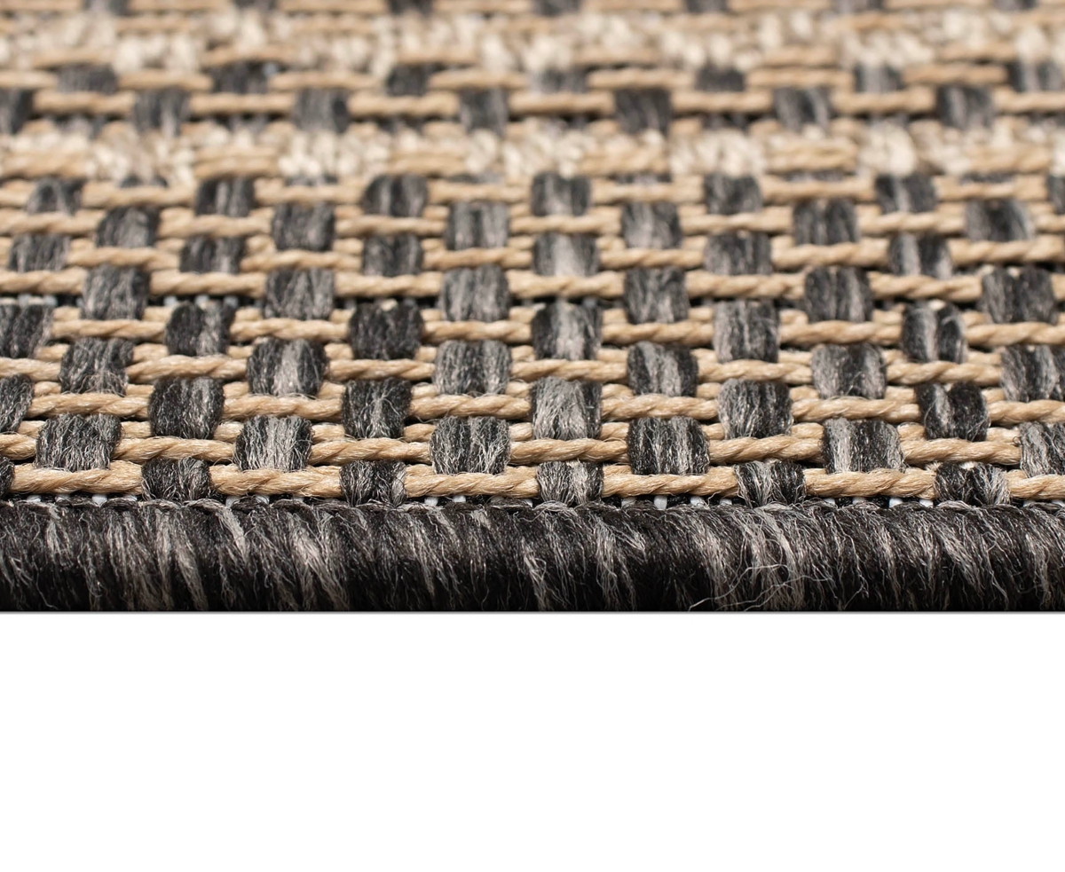 Liora Manne Monaco Multi Border 5'3"x7'3" Area Rug In Black