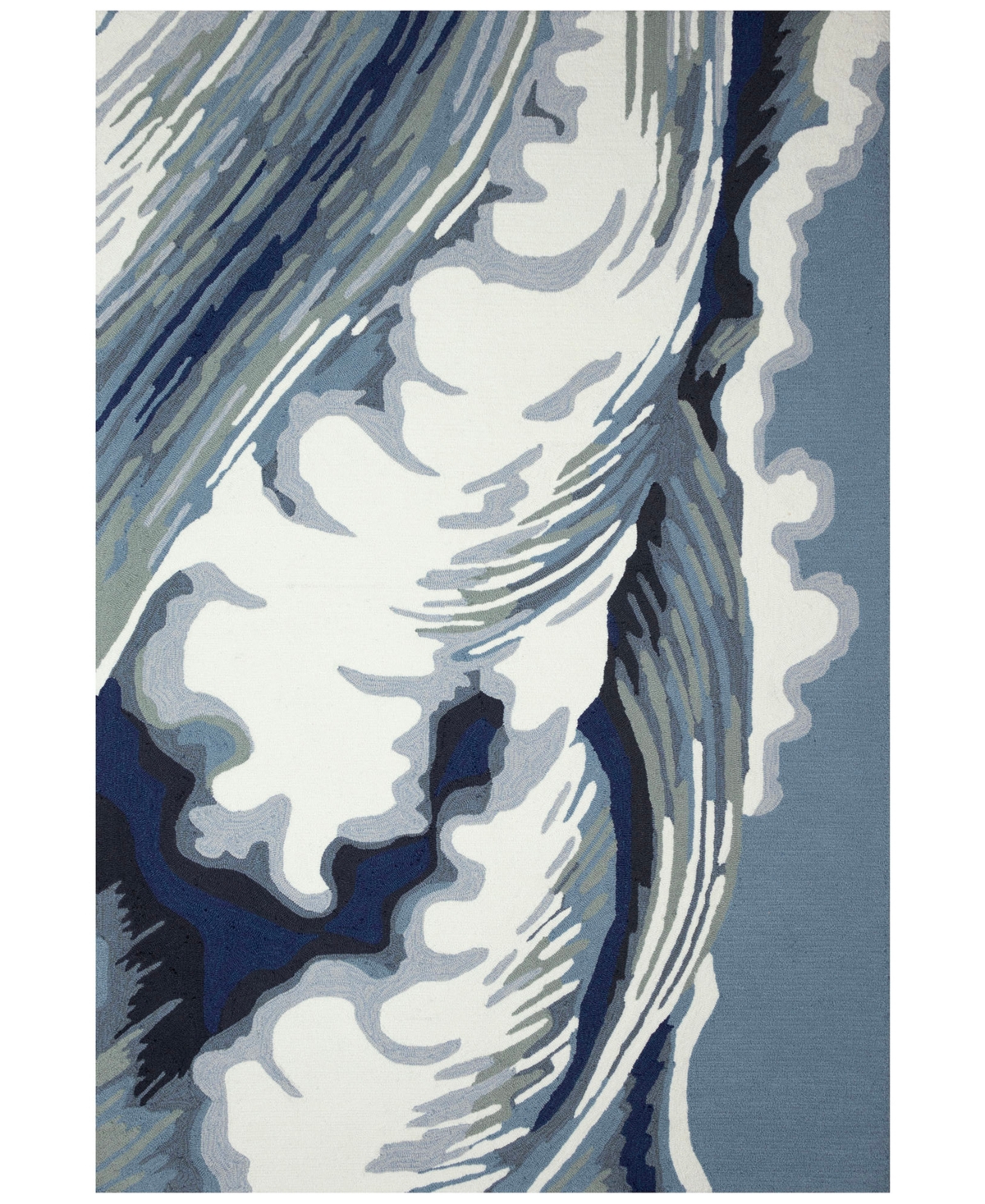 Liora Manne Capri Wave Rug Collection In Blue