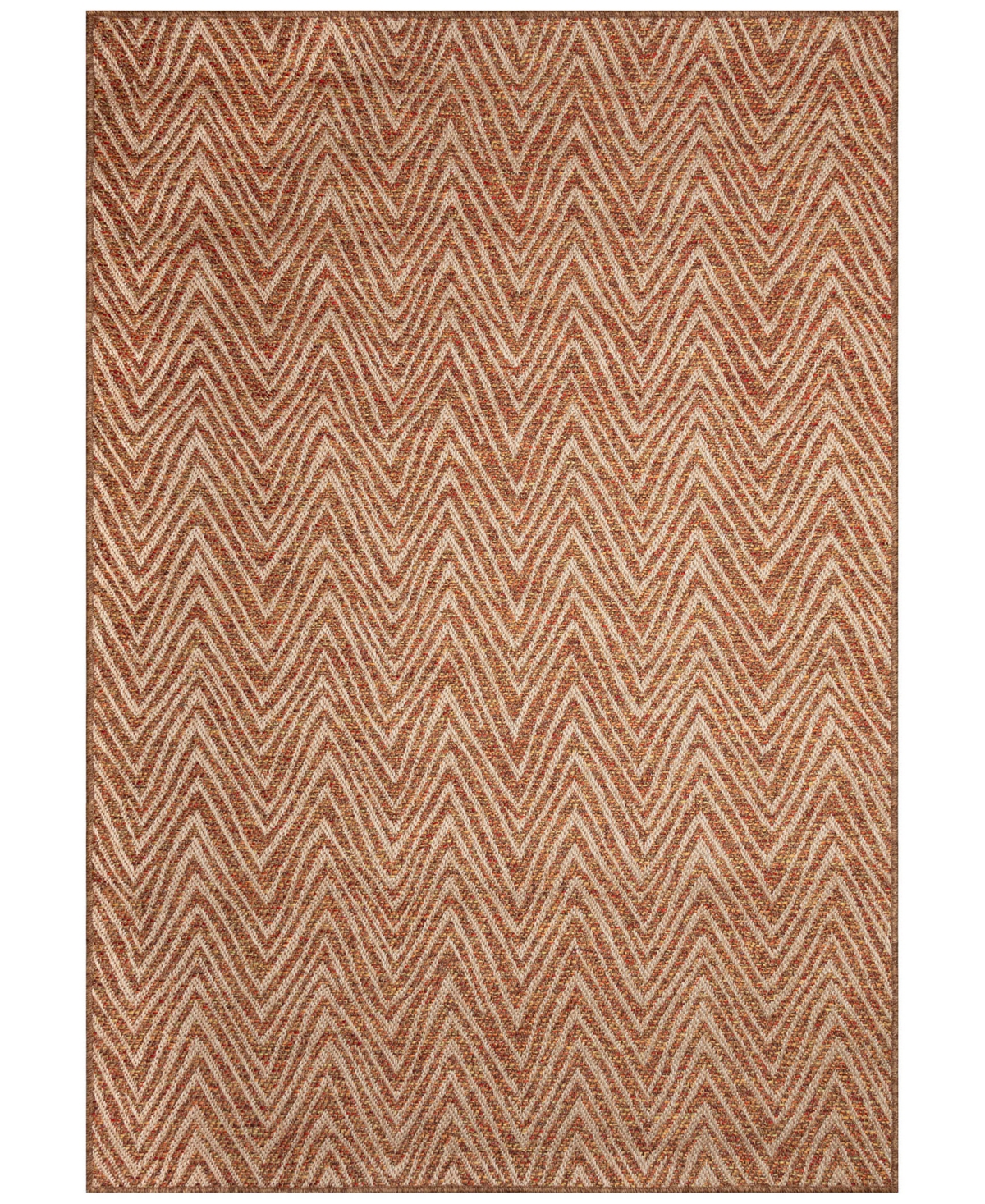 Liora Manne Roma Mountains 5'3"x7'3" Area Rug In Rust