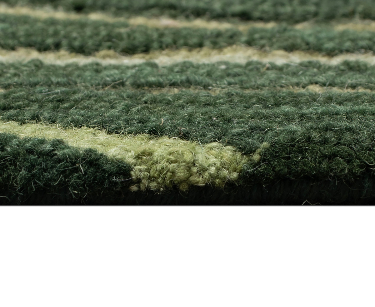 Liora Manne Horizon Ribbons 2'x7'6" Runner Area Rug In Moss