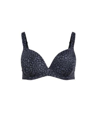 Women's Fashion Plunge Print Bra