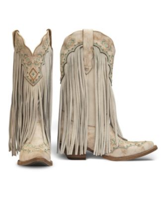 Franny Leather Cowgirl Boots - Classic Western Style & Comfort By