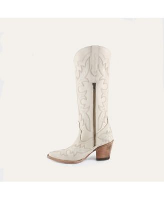 Samira Leather Cowgirl Boots - Chic Western Style & Comfort By