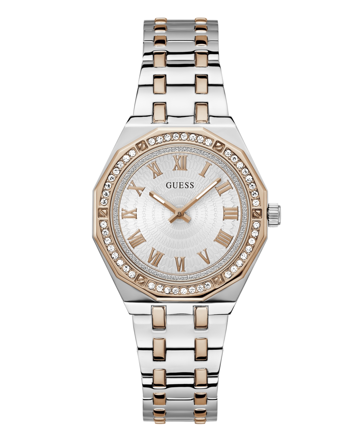 Guess Women's Analog Two-tone Stainless Steel Watch 36mm In Two Tone,multi