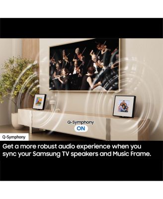 Music Frame Dolby Atmos Picture Frame/Smart Speaker - Black