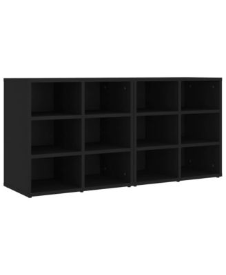Shoe Cabinets 2 pcs Black 20.7"x11.8"x19.7"