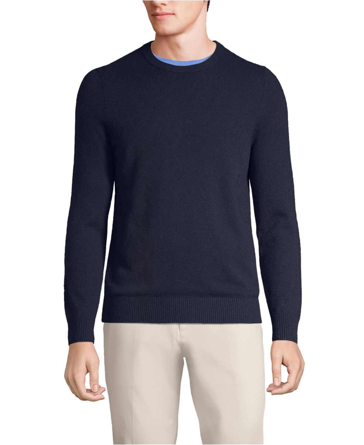 Lands' End Big & Tall Fine Gauge Cashmere Sweater