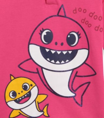 Baby Girls Pinkfong Shark Pullover Cosplay Hoodie Legging