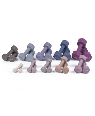 Neoprene Dumbbells - Earth Tones - Full Set