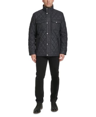 Men's Quilted Stand-Collar Jacket