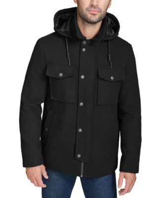 Men's field jacket with hood online