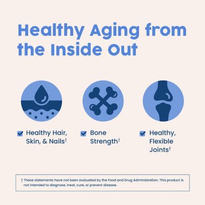 Collagen Peptides - Type 1 & 3 Grass-Fed Powder for Hair, Skin, Nails, Bones & Joints. Keto, Paleo, Gluten-Free (Vanilla Bean, 230g)