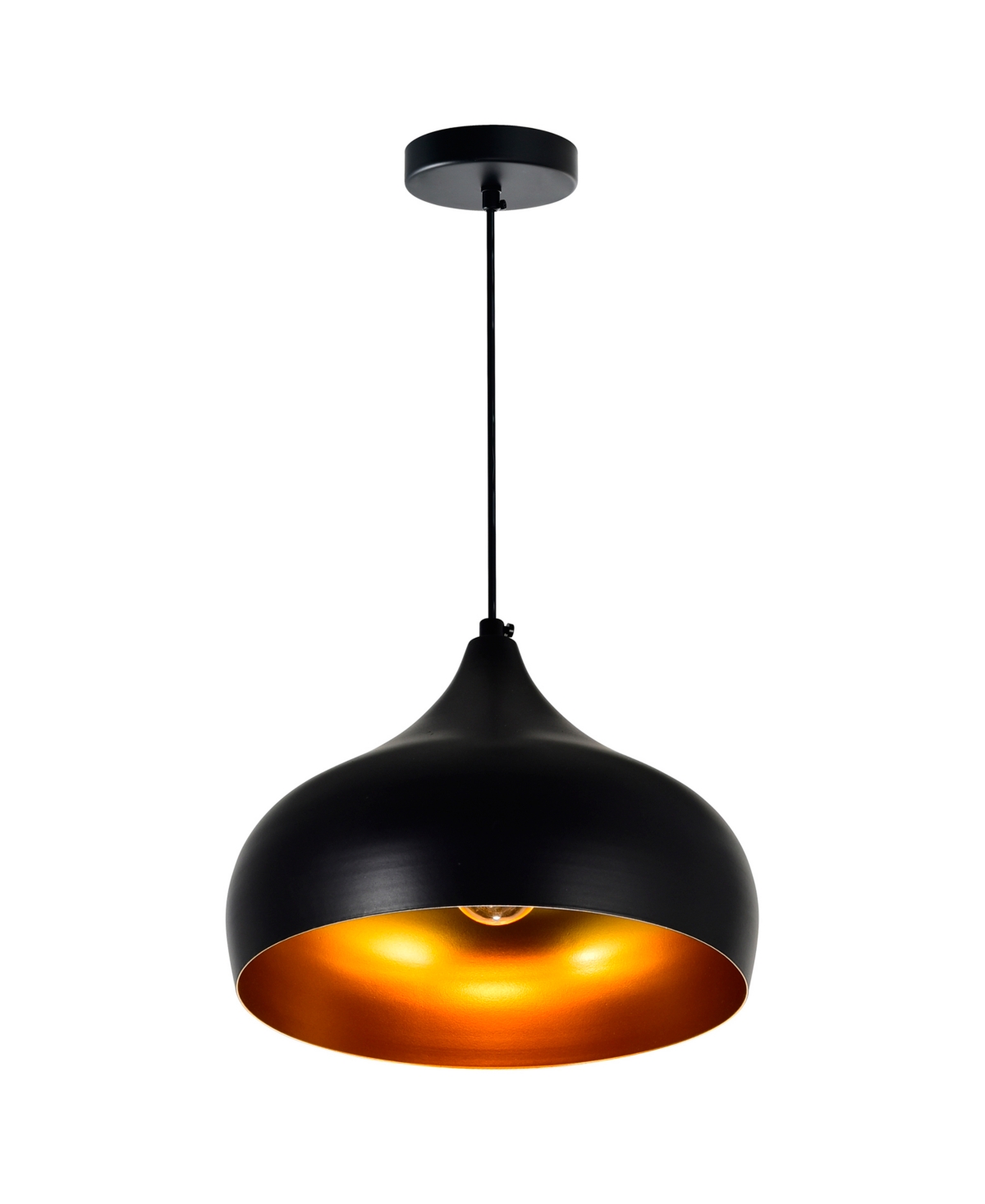 CWI LIGHTING 9" METAL DYNAMIC 1 LIGHT DOWN PENDANT 
