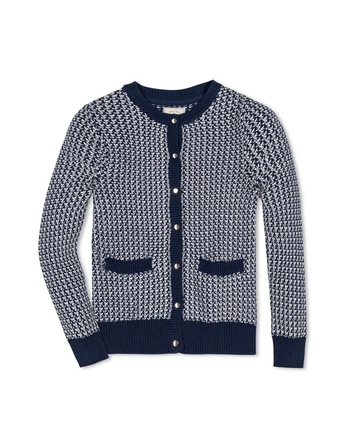 Hope & Henry Women's Organic Milano Stitch Sweater Cardigan