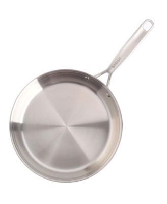 10 Inch Stainless Steel Triply Professional Grade Fry Pan
