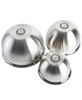 3 Piece Stainless Steel Mixing Bowl Set