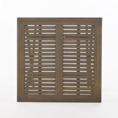 Streamdale Foldable Acacia Wood Patio Table for Compact Outdoor Relaxation