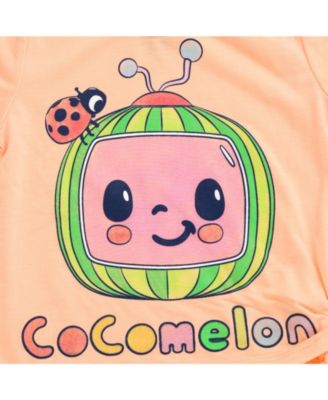 Toddler Girls T-Shirt and French Terry Shorts Outfit Set