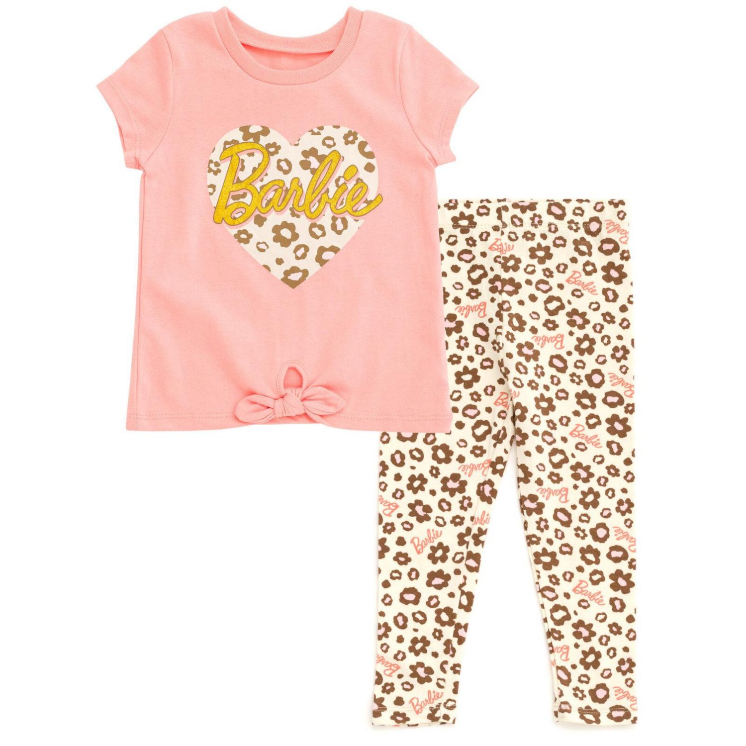 Girls' 2-Piece T-Shirt and Leggings Set
