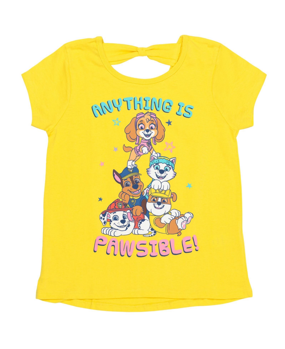 Paw Patrol Toddler Girls Skye 3 Pack T-Shirts to -/ pink / yellow