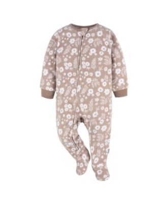 Baby Girls Baby Footed Blanket Sleepers, 2-pack