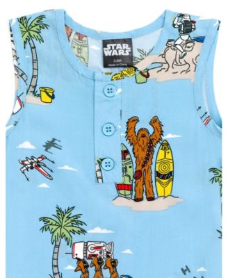 Baby Boys Matching Family Sleeveless Romper