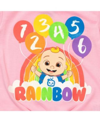 Baby Girls T-Shirt and French Terry Shorts Outfit Set