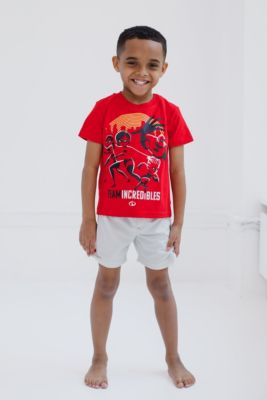 Toddler Boys T-Shirt and Mesh Shorts Outfit Set