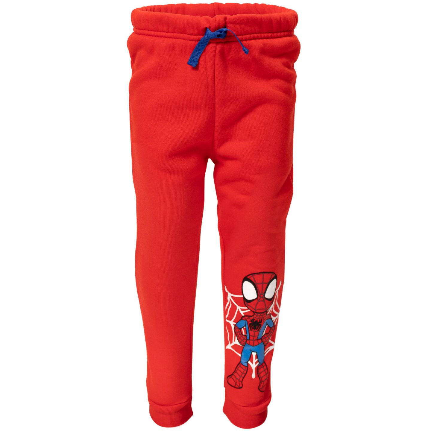 Детский флисовый комплект Spidey and His Amazing Friends Marvel: худи и брюки, цвет: Красный / Синий — фото 6