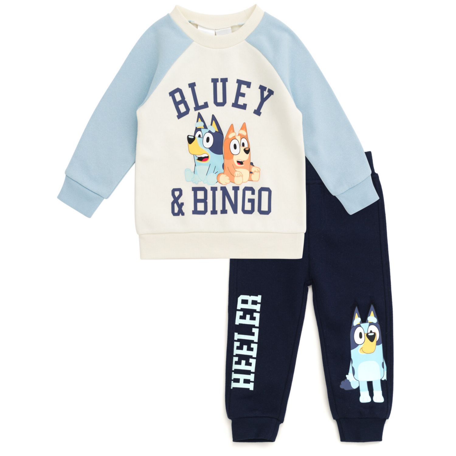 Toddler Girls 2-Piece Fleece Sweatshirt and Pants Set