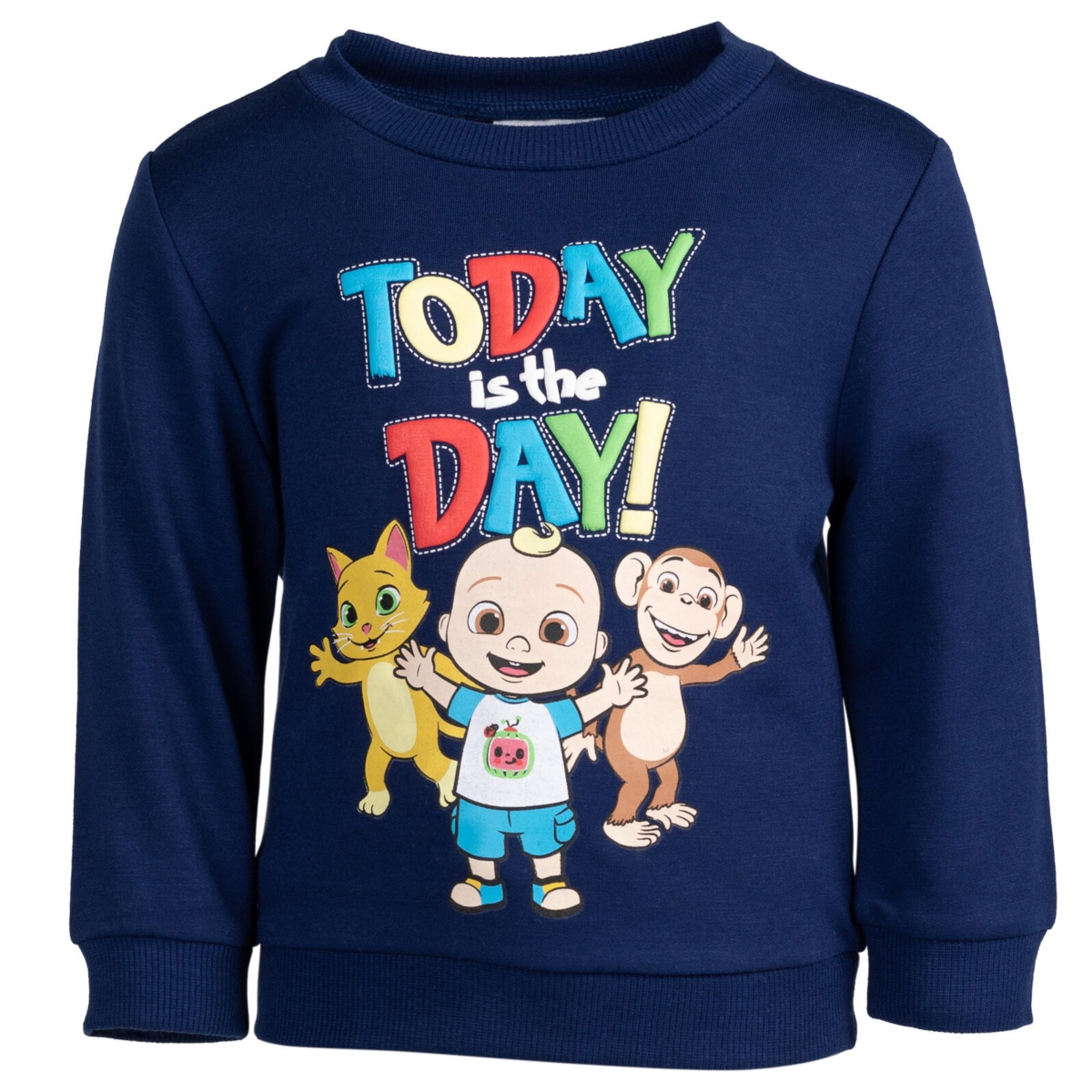 CoComelon Baby Boys Jj Kiki Cat Mochi Cody Sweatshirt and Jogger Pants Set to -gray