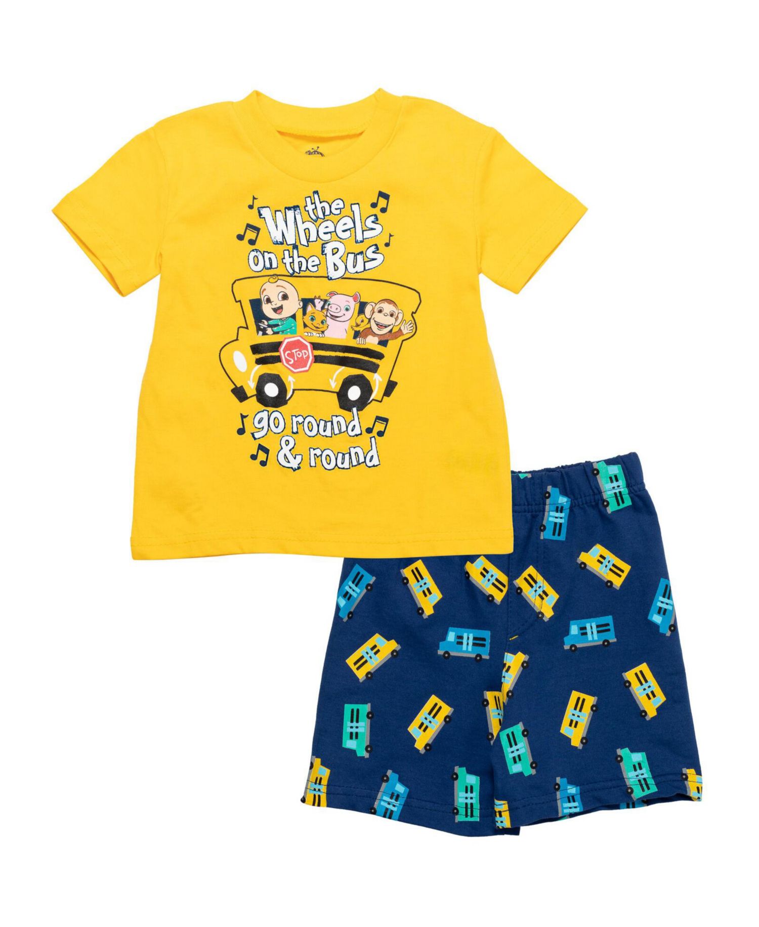Baby Boys JJ Graphic T-Shirt French Terry Shorts Outfit Set