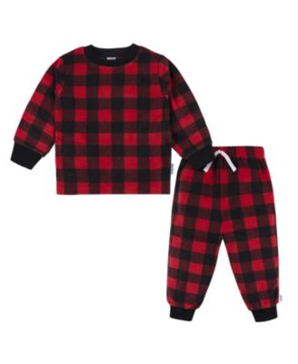 Toddler Boys Fleece Blanket Sleepers, 2-pack