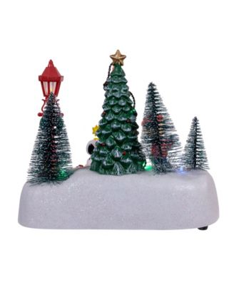 Peanuts Battery-Operated Lighted Musical Carolers Table Piece