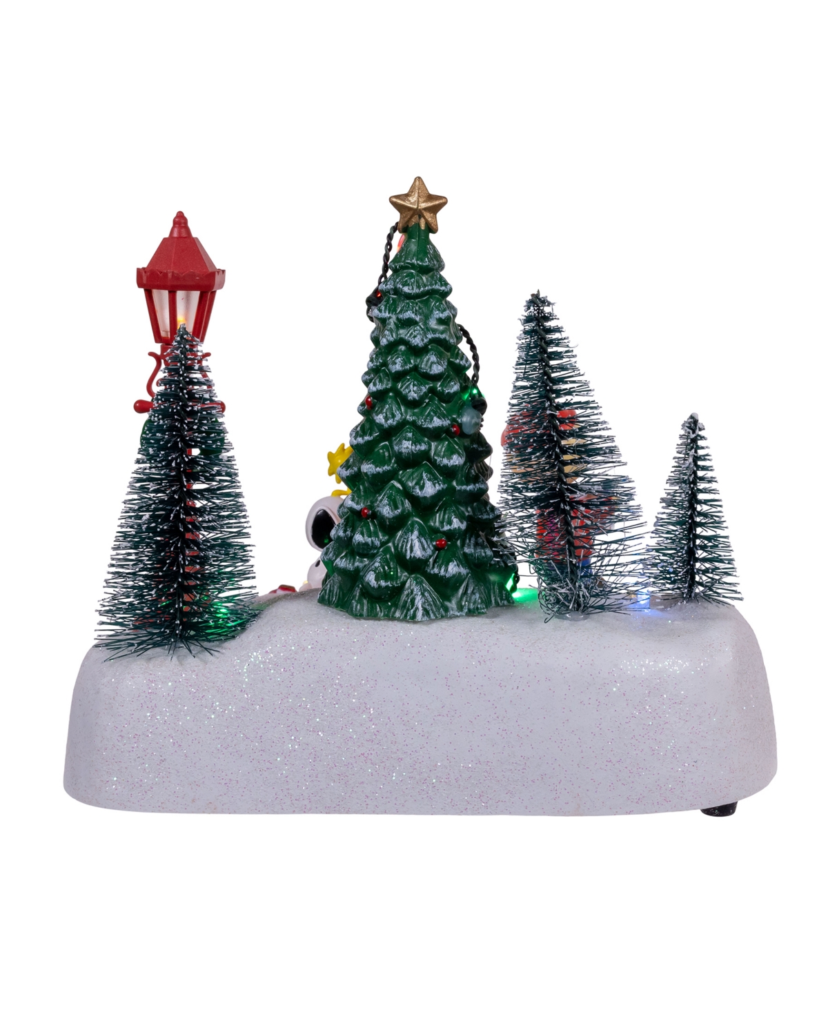 Kurt Adler Peanuts Battery-operated Lighted Musical Carolers Table Piece In Multicolored