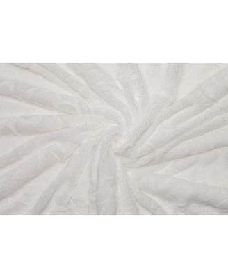 Premium Wolf Faux Fur Throw Blanket - Soft, Fuzzy Sherpa & Minky Throw Blanket - For Bed or Couch - 60" x 70” - Chocolate