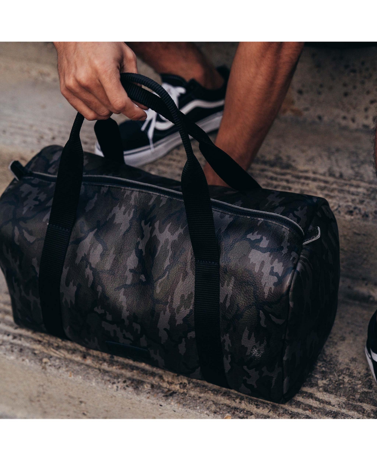 Lyndon The Mj Leather Duffel Bag By