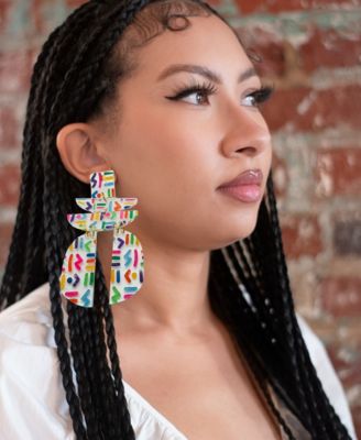 Geometric Dangle Earrings