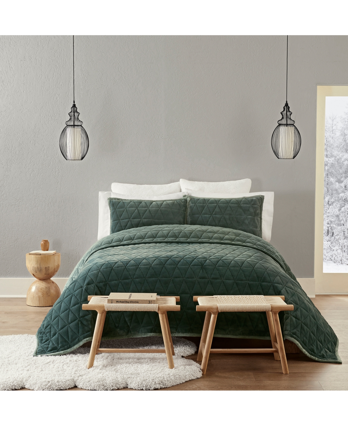 Ugg Coco 3-pc. Quilt Set, King In Blue